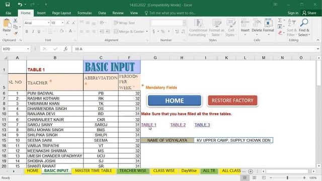 TIME TABLE SOFTWARE ( 2023 - 24 ) смотреть онлайн