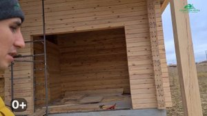 #Баня 6х8 с антресольным этажом. Приступили к отделке. СК Строим Дом Мечты.