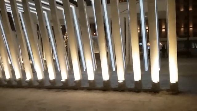 На Триумфальной площади в Рождество