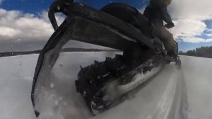 BRP Lynx x-terrain 600R - Работа задней подвески