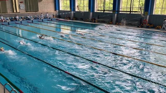 100 кроль - 0:55.93 @ Летний Чемпионат Московской области по плаванию 20.05.2021 смотреть онлайн