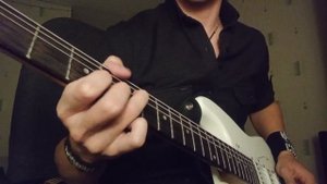 Кино (В.Цой) - Следи за собой, кавер на электрогитаре.