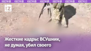 Жестко! Укронацист без раздумий убил «побратима»