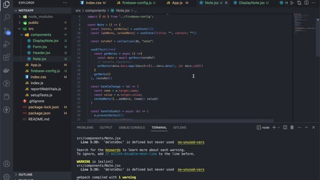 PART-2: Build a CRUD Note App with React and Firebase | Step-by-Step Tutorial смотреть онлайн