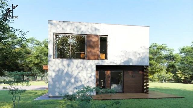 Проект СОБИ. Reval Ehitus - строительство современных домов с плоской кровлей. смотреть онлайн