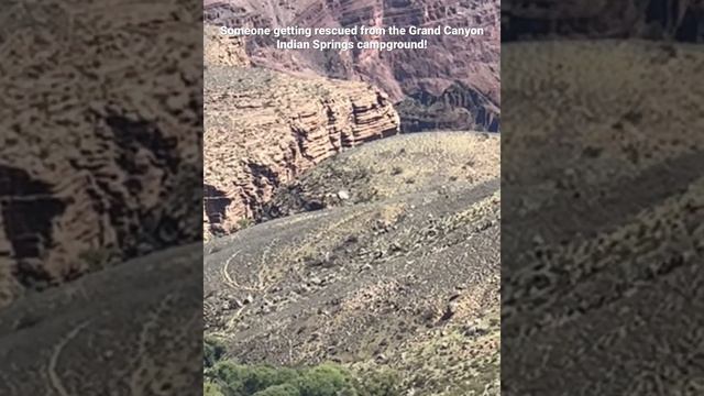 Grand Canyon Helicopter Rescue! #hiking #grandcanyon #dangerous #desert #heat #photography