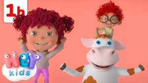 Lola la vache  | Chansons pour Enfants avec des Animaux | HeyKids en Français