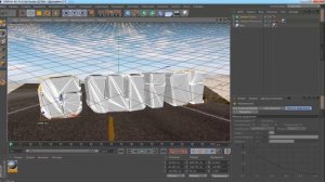 Как добавить 3д текст на фото или видео в Cinema 4D