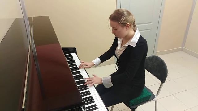 Снитко Ксения, 14 лет. Н. Жубинская "Раздумье"