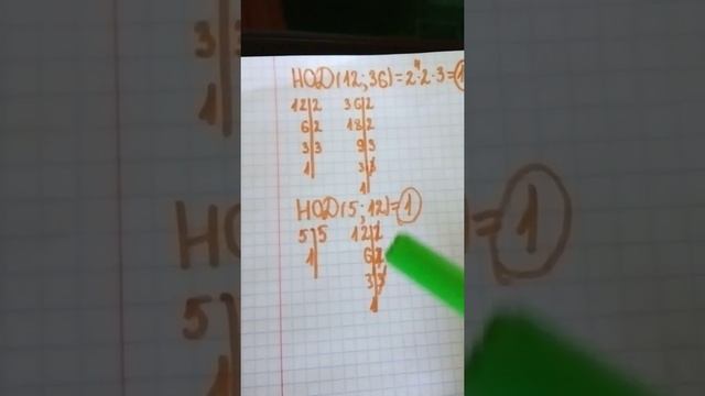 Учимся находить НОД(наибольший общий делитель) и НОК(наименьшее общее кратное) смотреть онлайн