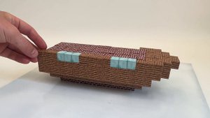 Minecraft корабль / Конструктор на магните Майнкрафт / Magnetic Wooden Craft DIY / Minecraft ships