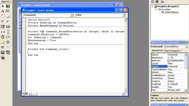Hintergrundfarbe eines CommandButtons bei Mausbewegung ändern смотреть онлайн