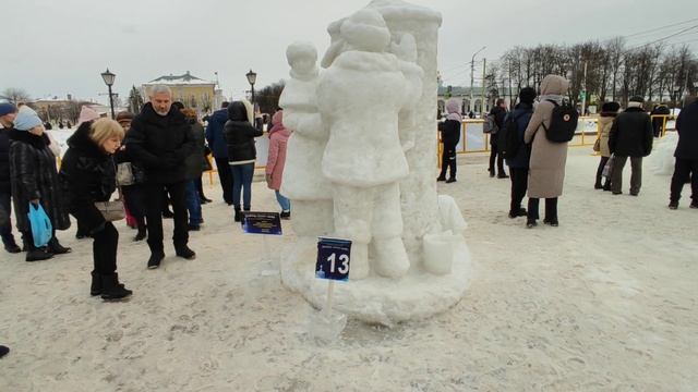 Фестиваль Скульптур из снега в Костроме 2023 г. Участник 13