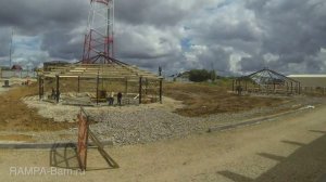 Строительство конной бочки для конюшни (конный манеж)