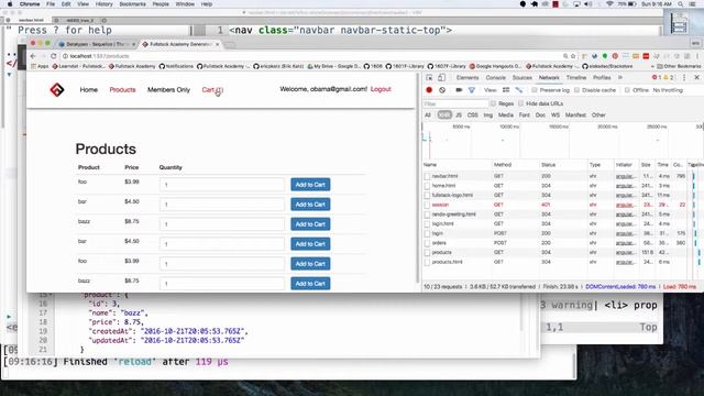 E-Commerce FSG LoggedIn Cart смотреть онлайн