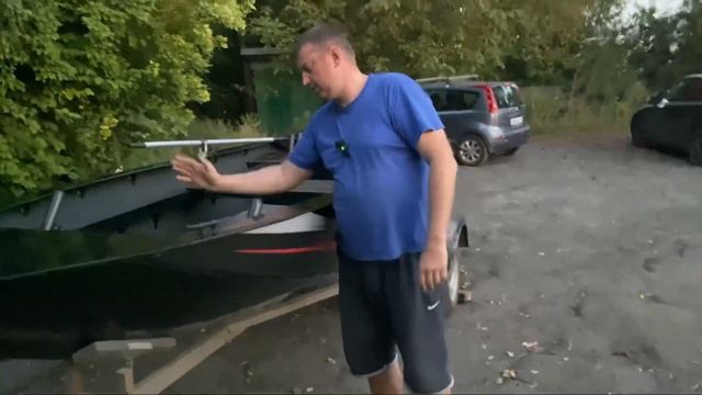 Обзор лодки из пнд Киммерия 400R с доп опциями смотреть онлайн