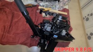 skipper 9.8 fast start установка тахометра, доводка проводов аккумулятора