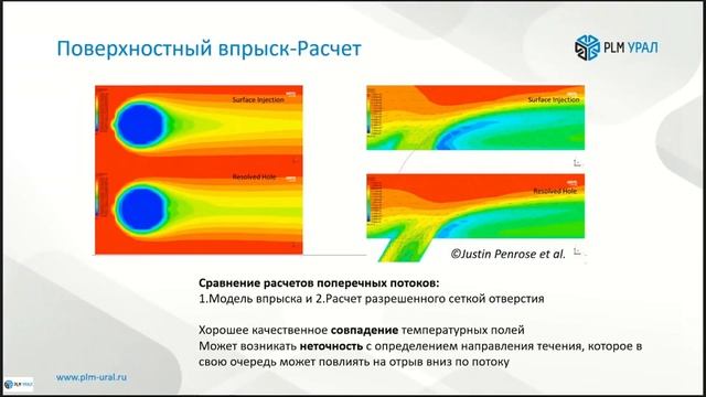 ANSYS CFX: Моделирование пленочного охлаждения турбинных лопаток смотреть онлайн