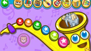 весёлая игра пианино для детей