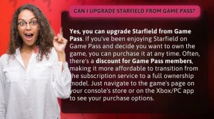 Can I upgrade Starfield from Game Pass?