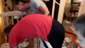 Выписка с роддома.Первый день дома.