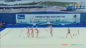 Первенство России 2016 по художественной гимнастике в групповых упражнениях - Сборная МГФСО 5 лент