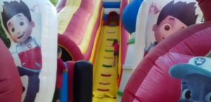 Огромный батут " Щенячий патруль" .