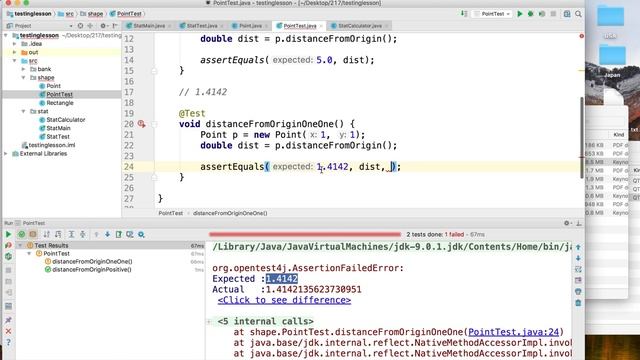 [Java Testing 4] jUnit : Test value typed double and void method