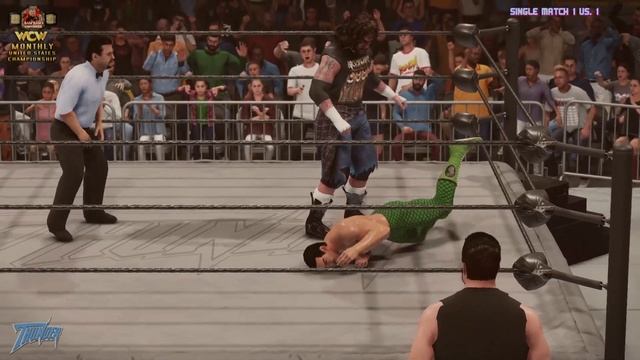 WCW | ? Monthly US Championship ? | APR 2021 | incl. Raven w./ Flock VS. Ricky Steamboat | WWE2K19 смотреть онлайн