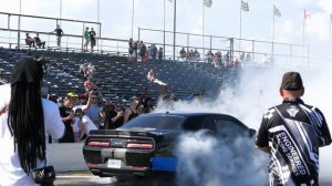 Dodge challenger burnout