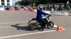 Практический экзамен на категорию "А" ( новый регламент)
