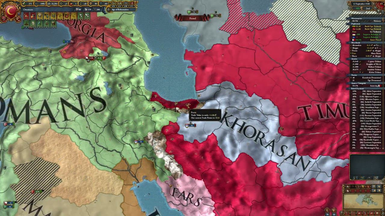 Europe Universalis IV 1.34.5 Casual ottomans часть 13.