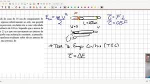 Questão 53 Perito Criminal 2013  - Trabalho, Energia e Teorema da Energia Cinética.