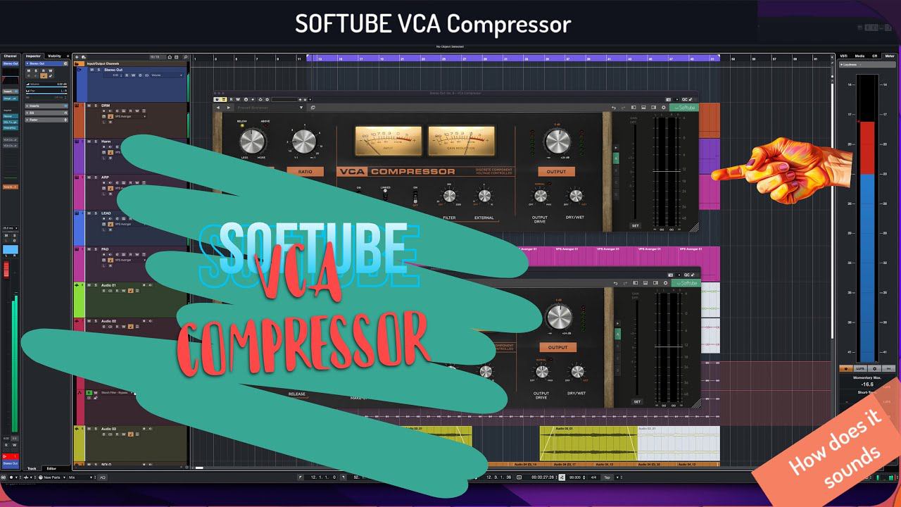 How does it sounds: Softube VCA Compressor (No Speech)