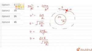 A geostationary satellite orbites around the earth in a circular orbit of radius `36000` km Then,