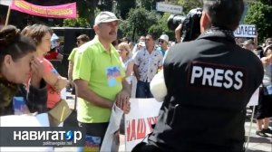 01.07.14 Под Радой поставили виселицу и требуют остановить гражданскую войну