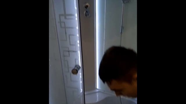 Сборка душевой кабины Deto EM 4510 LED смотреть онлайн