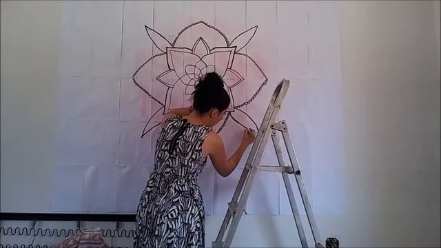MANDALA WALL ART l no stancils