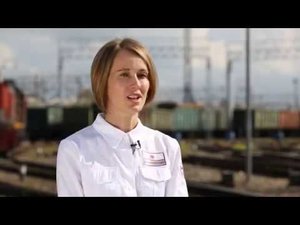 Железнодорожная профессия-приёмосдатчик поездов/Railway profession-train receiver.