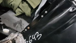 Замена алюминиевого крыла, боковины с помощью самопроникающих заклепок.