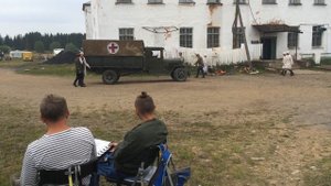 SkyLifeCinema на съемках "Отчий берег"