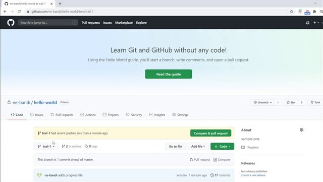 Git Basics Part-2| Git-pull,branch,merge,clean |Git - Commands смотреть онлайн