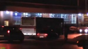 Old Bus Mercedes O325 in Moscow