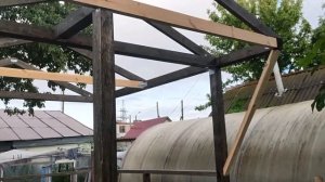Начал строить беседку а получился летний домик