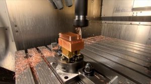 Copper electrode machining \\ Обработка медного электрода