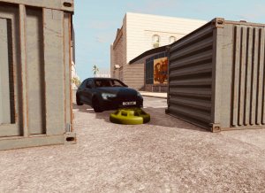 Автомобили против мин-BeamNG drive