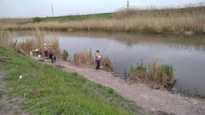 Рыбалка на теплом канале в Новочеркасске 2022г.