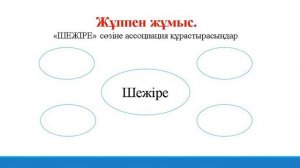 "Менің ататегім қайдан бастау алады?" 3-сынып, Дүниетану.