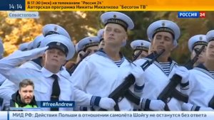 Первая российская присяга в ЧВВМУ им П С Нахимова. 2014 год.