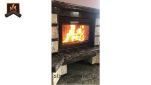 Камин стиля Кантри в КП Шапкино Парк - отзыв заказчика о работе мастеров компании Строй-Камин